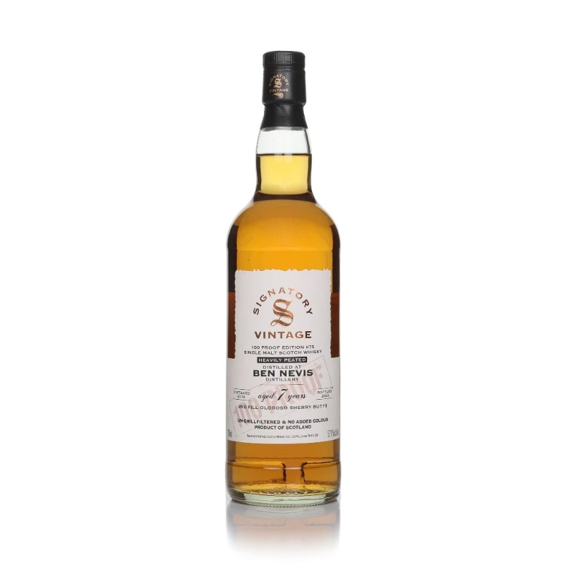 100 Proof Ben Nevis Peated 2019 #75 7yo